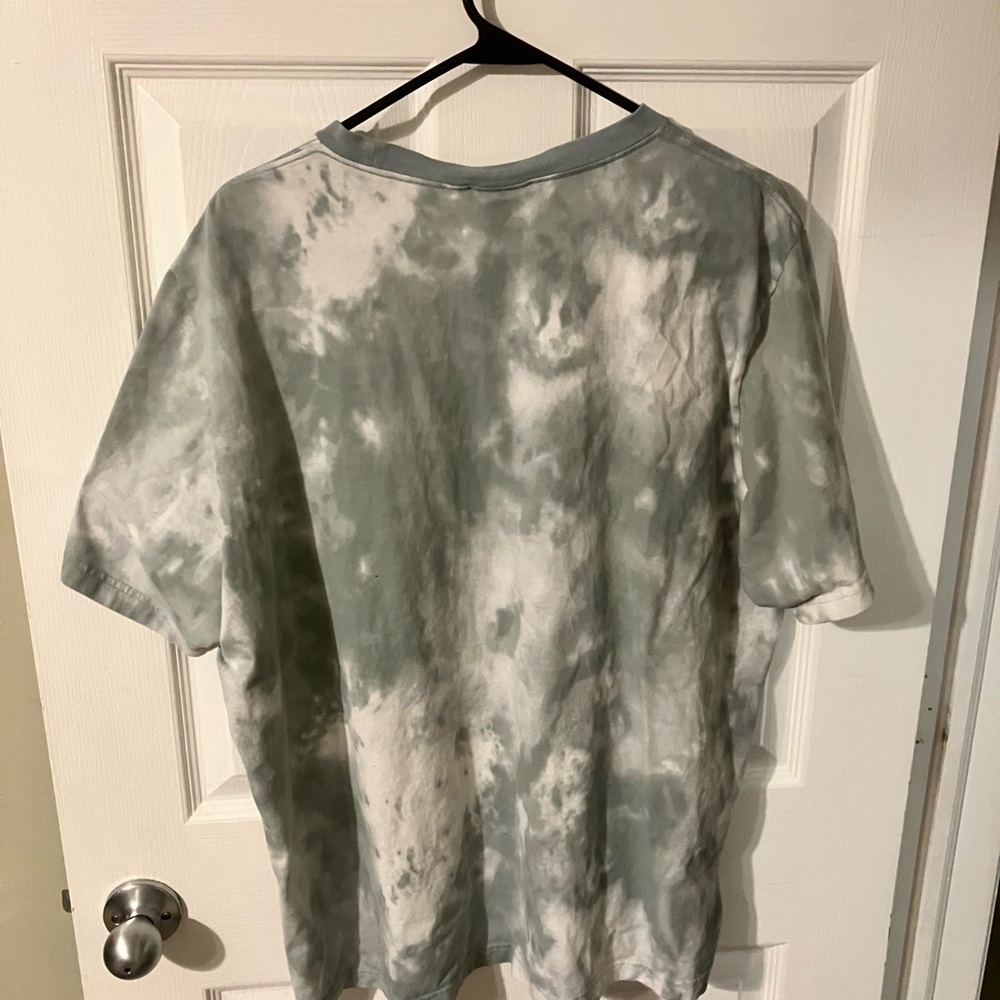 Addidas men’s tie dye light grey and white t shirt 2xl worn once